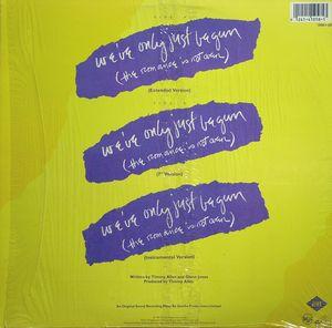 Back Cover Single Glenn Jones - We've Only Just Begun