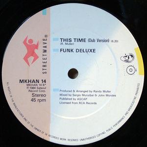 Back Cover Single Funk Deluxe - This Time