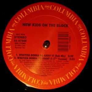Back Cover Single New Kids On The Block - Please Don't Go Girl