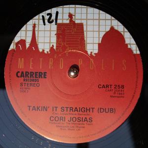 Back Cover Single Cori Josias - Taking It Straight