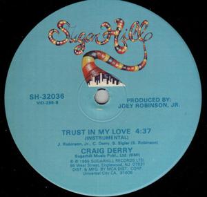 Back Cover Single Craig Derry - Trust In My Love