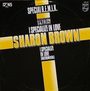 Back Cover Single Sharon Brown - I Specialize In Love
