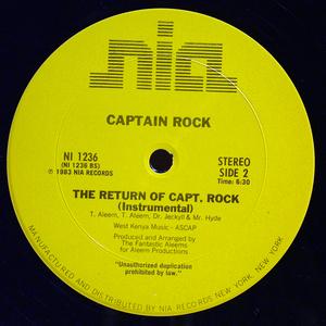 Back Cover Single Captain Rock - The Return Of Captain Rock