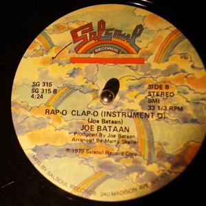Back Cover Single Joe Bataan - Rap O Clapo