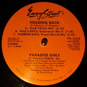 Back Cover Single Paradise Girls - Holding Back
