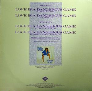 Back Cover Single Millie Jackson - Love Is A Dangerous Game