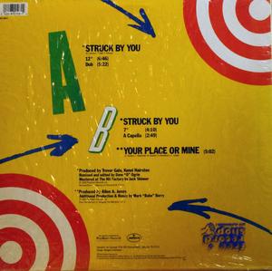 Back Cover Single The Bar Kays - Struck By You