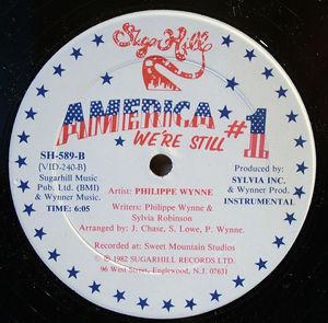 Back Cover Single Philippe Wynne - America We're Still #1