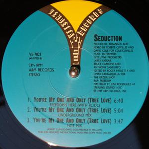 Back Cover Single Seduction - You're My One And Only (True Love)