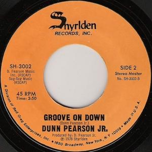 Back Cover Single Dunn Pearson Jr - Groove On Down