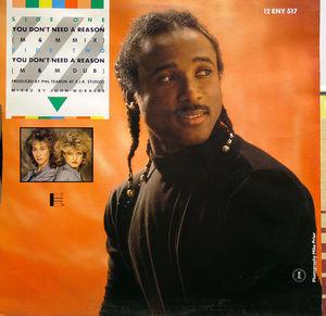 Back Cover Single Phil Fearon And Galaxy - You Don't Need A Reason