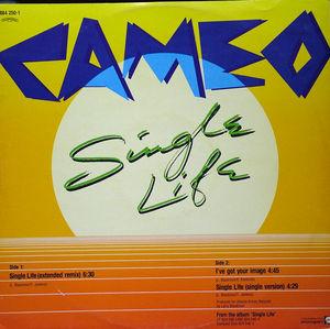 Back Cover Single Cameo - Single Life