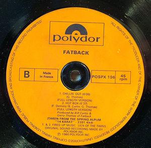 Back Cover Single Fatback - Let's Do It Again