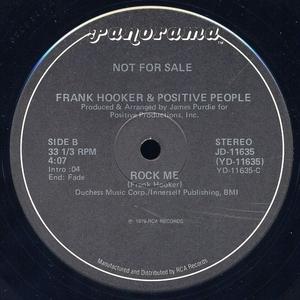 Back Cover Single Frank Hooker & Positive People - Rock Me