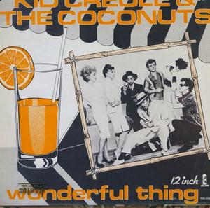 Back Cover Single Kid Creole & The Coconuts - I'm A Wonderful Thing