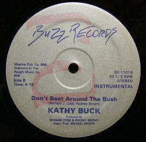 Back Cover Single Kathy Buck - Don't Beat Around The Bush