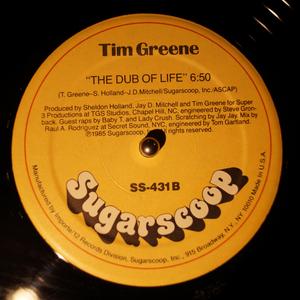 Back Cover Single Tim Greene - The Facts Of Life