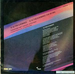 Back Cover Single Linx - So This Is Romance