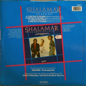 Back Cover Single Shalamar - Take That To The Bank M&M Mix