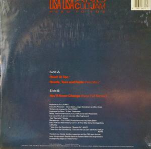 Back Cover Single Lisa Lisa & Cult Jam - Head To Toe