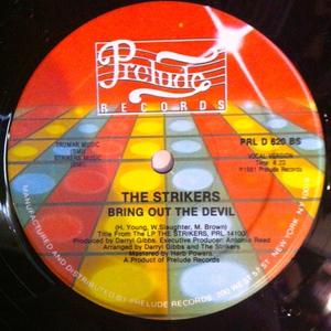 Back Cover Single The Strikers - Strike It Up