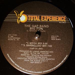 Back Cover Single The Gap Band - Big Fun