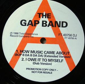 Back Cover Single The Gap Band - I Owe It To Myself (remix)