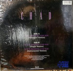 Back Cover Single Chad - Luv's Passion And You