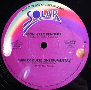 Back Cover Single Leon Issac Kennedy - Duke Of Dukes