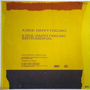 Back Cover Single Aurra - Happy Feeling