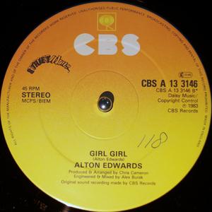 Back Cover Single Alton Edwards - Take Me