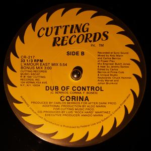 Back Cover Single Corina - Out Of Control