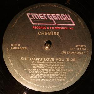 Back Cover Single Chemise - She Can't Love You