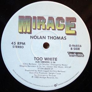 Back Cover Single Nolan Thomas - Too White