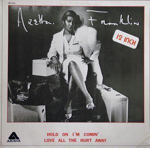 Back Cover Single Aretha Franklin - Hold On I'm Coming