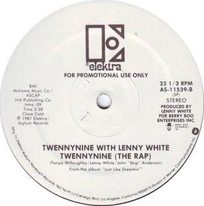 Back Cover Single Twennynine Featuring Lenny White - All I Want