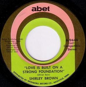 Back Cover Single Shirley Brown - I Ain't Gonna Tell