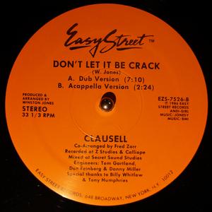 Back Cover Single Clausell - Don't Let It Be Crack