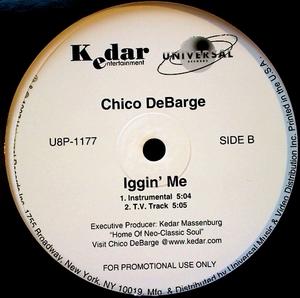 Back Cover Single Chico Debarge - Iggin' Me