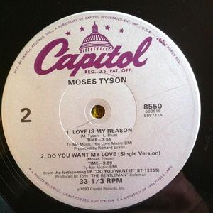 Back Cover Single Moses Tyson - Do You Want My Love