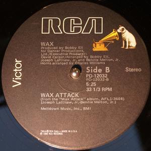 Back Cover Single Wax - Rock Stomp (we Gotta Party)
