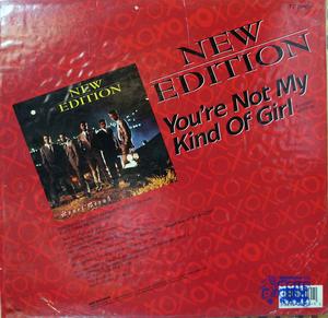 Back Cover Single New Edition - You're Not My Kind Of Girl
