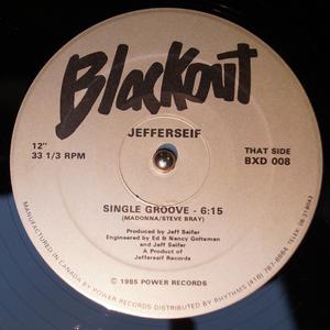 Back Cover Single Jefferseif - All Out Groove