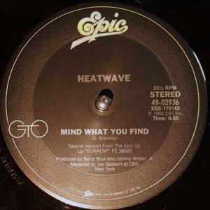 Back Cover Single Heatwave - Lettin' It Loose