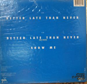 Back Cover Single The Cover Girls - Better Late Than Never