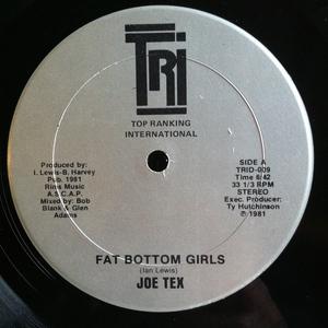 Back Cover Single Joe Tex - Fat Bottom Girls