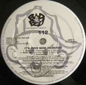 Back Cover Single 112 - It's Over Now (remixes)