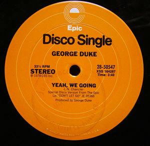Back Cover Single George Duke - Dukey Stick
