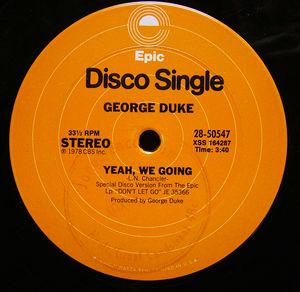 Back Cover Single George Duke - Dukey Stick