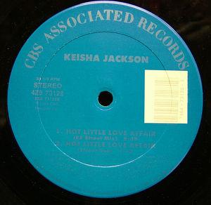 Back Cover Single Keisha Jackson - Hot Little Love Affair